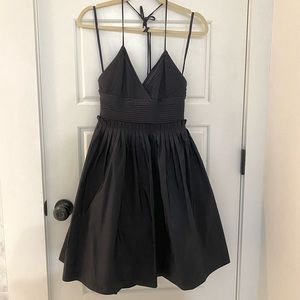 Bcbg MaxAzria navy halter dress